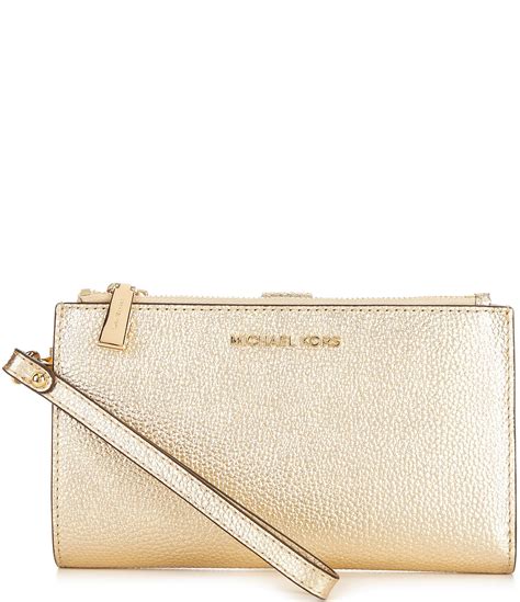 adele leather smartphone wristlet michael kors|Adele pebbled leather smartphone wallet.